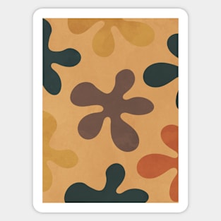 Abstract Tropical Floral 1 Sticker